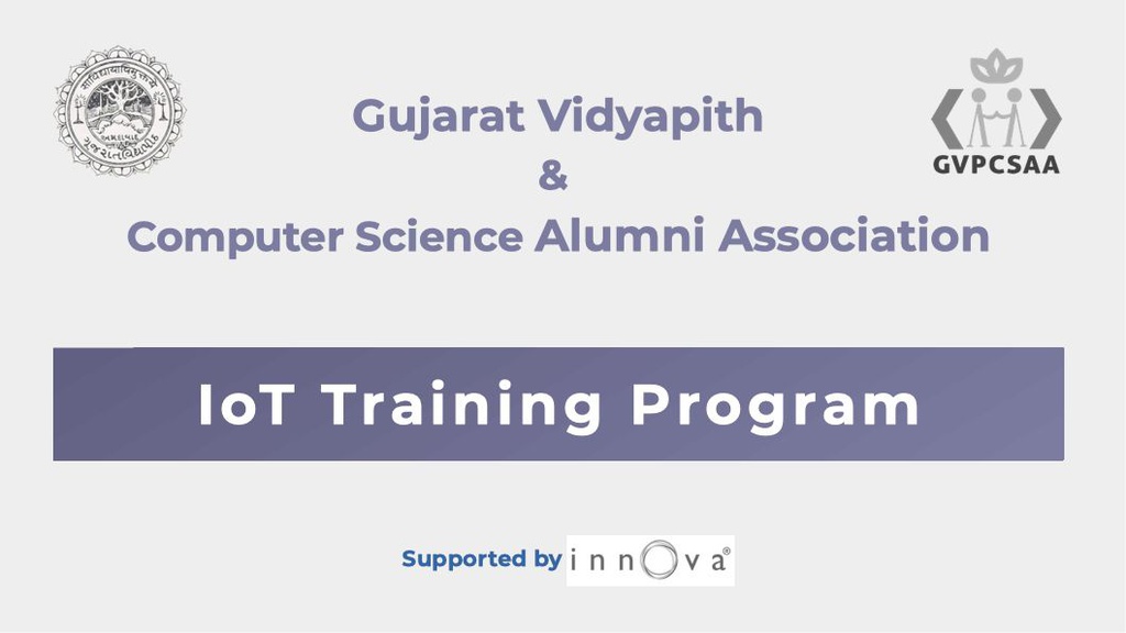 IoT Training Program